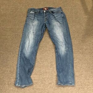 Washed lucky jeans